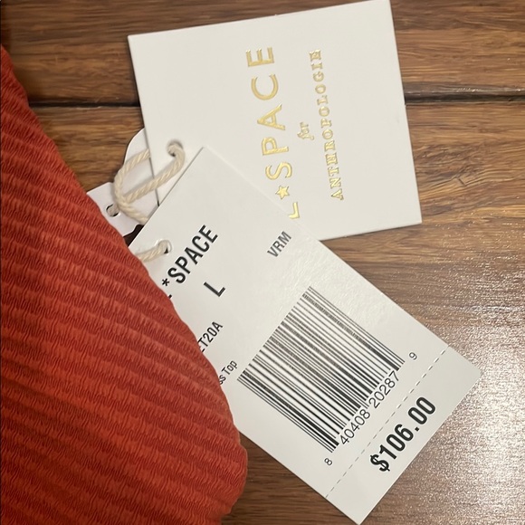 L*Space Rust Ribbed Top - Picture 2 of 4